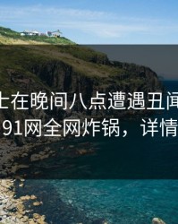业内人士在晚间八点遭遇丑闻 欲罢不能，91网全网炸锅，详情曝光