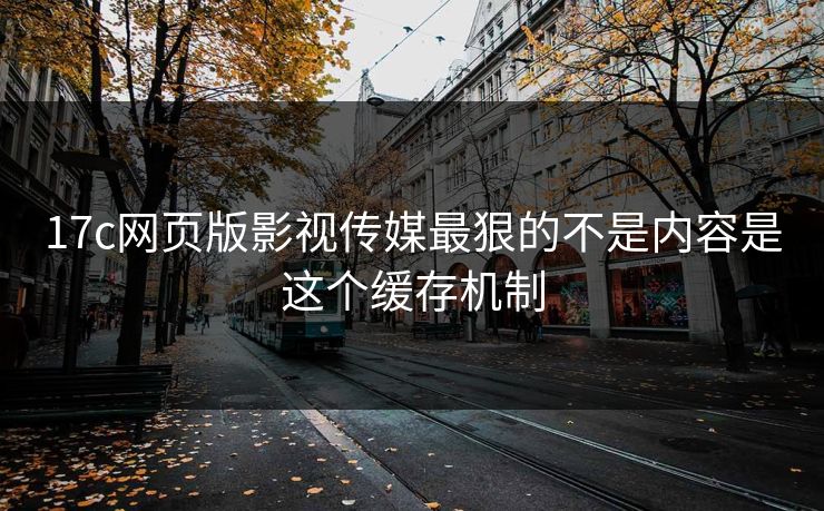 17c网页版影视传媒最狠的不是内容是这个缓存机制