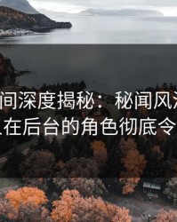 秘语空间深度揭秘：秘闻风波背后，圈内人在后台的角色彻底令人意外
